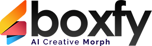 Boxfy AI creative morph logo